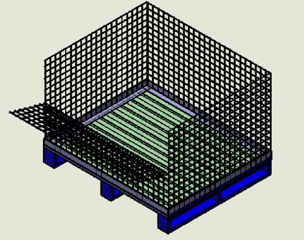 steel pallet application in Wanhua-Chemical-Group-Frame-Structure